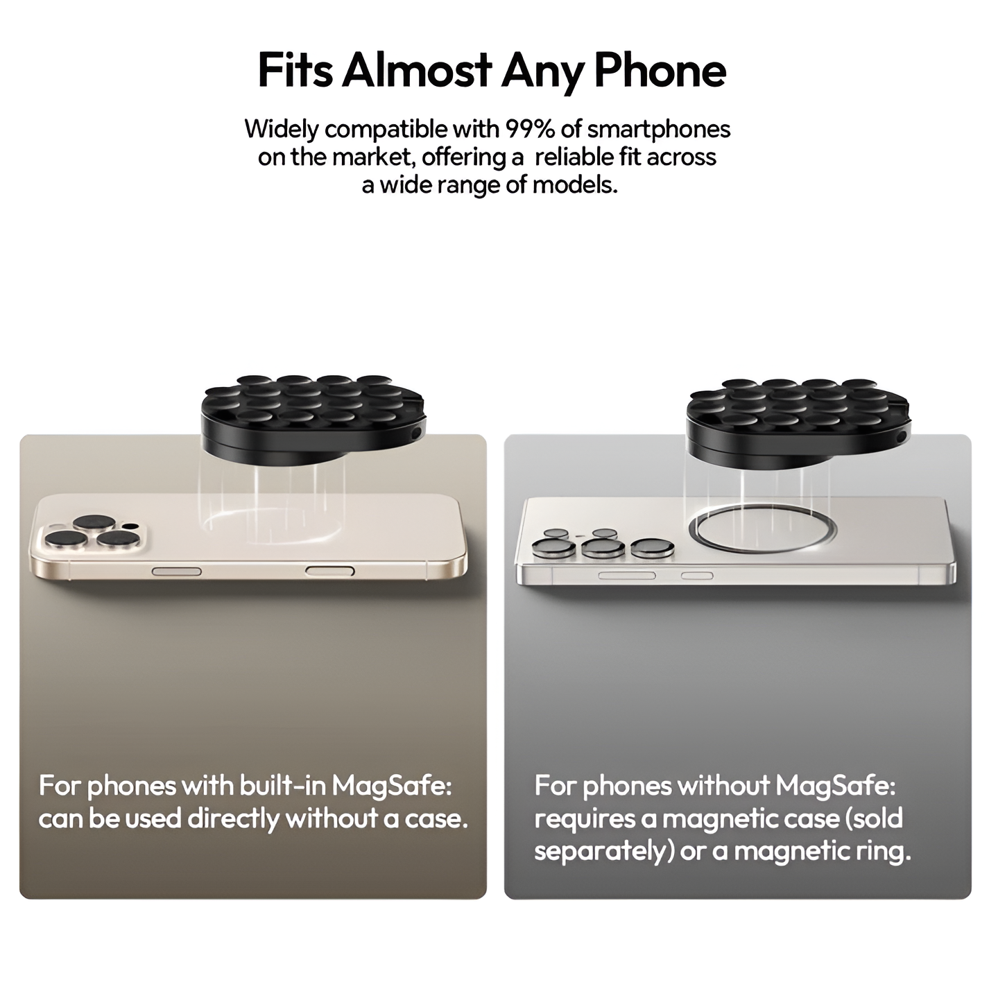 SnapSuction™ - Magnetic Multi-Function Phone Holder
