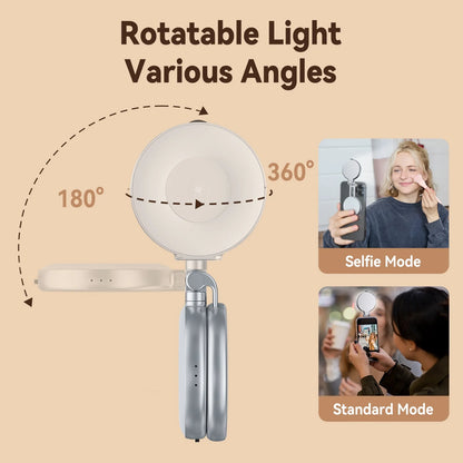 SnapGlow™ - Mini Mobile Phone Magnetic Suction Beauty Fill Light