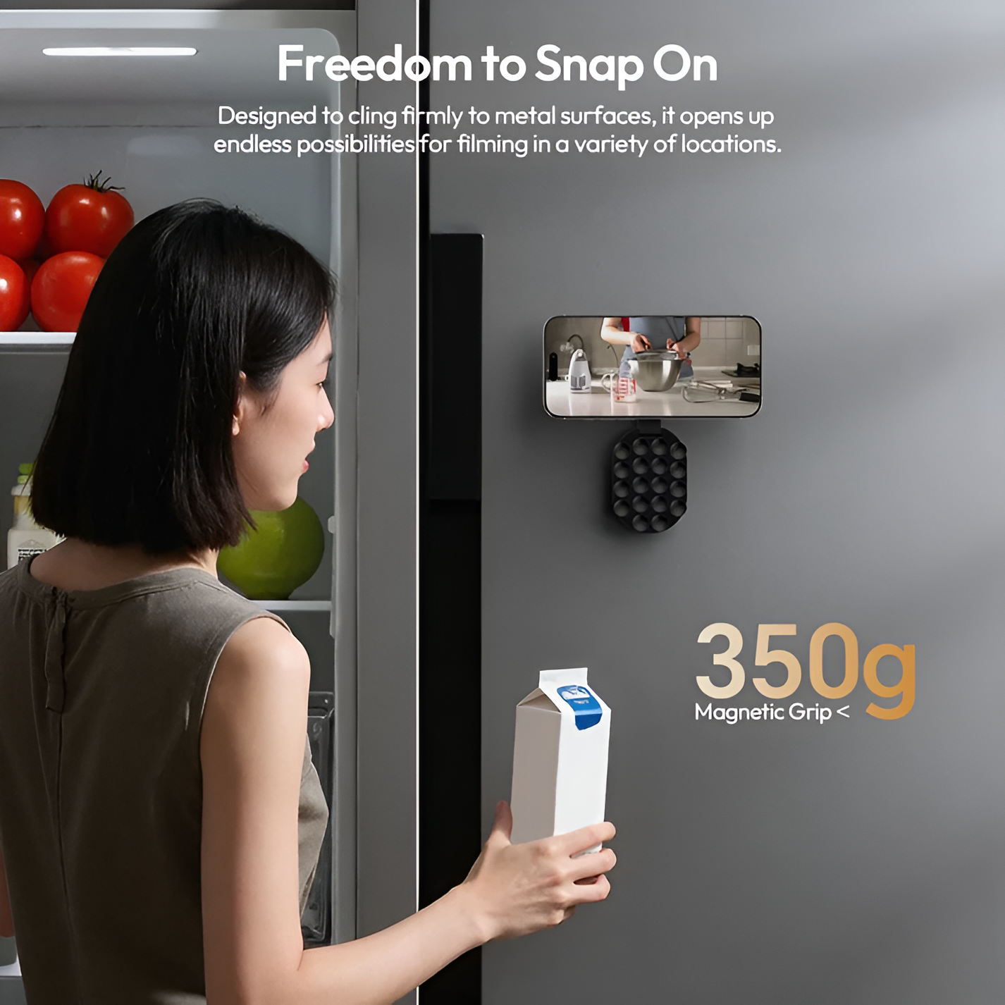 SnapSuction™ - Magnetic Multi-Function Phone Holder