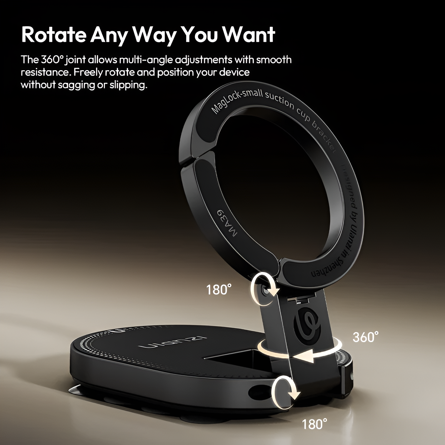SnapSuction™ - Magnetic Multi-Function Phone Holder