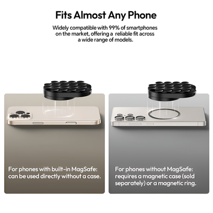 SnapSuction™ - Magnetic Multi-Function Phone Holder