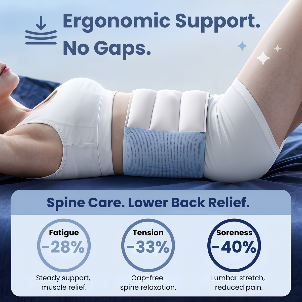 SlekBar™ - Lumbar Support Pillow