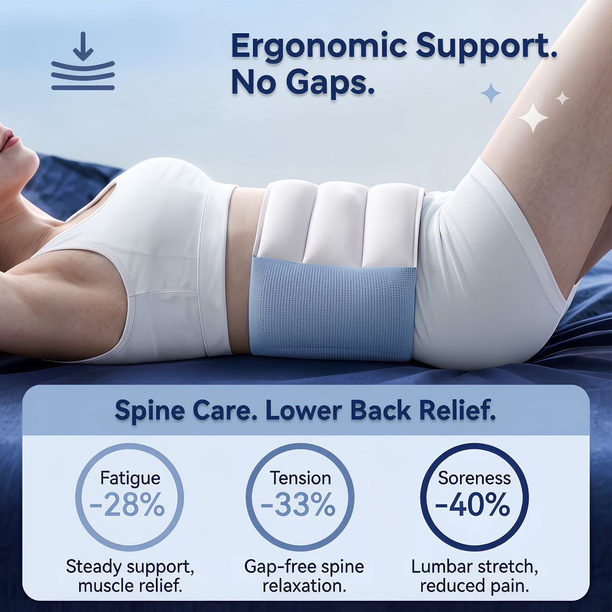 SlekBar™ - Lumbar Support Pillow