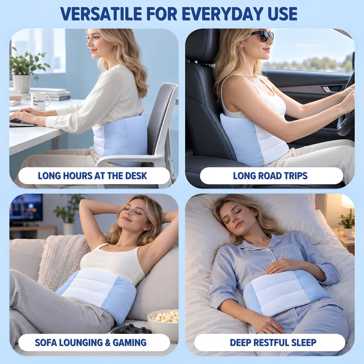 SlekBar™ - Lumbar Support Pillow