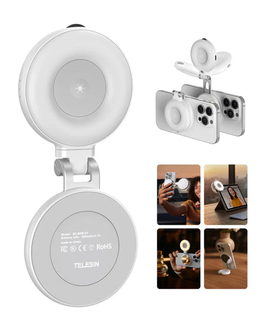SnapGlow™ - Mini Mobile Phone Magnetic Suction Beauty Fill Light