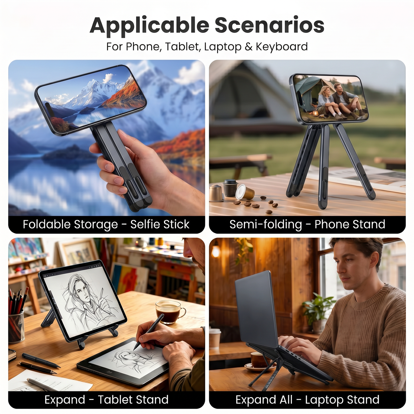 SnapPod™ - The Ultimate Magnetic Stand for All Your Devices